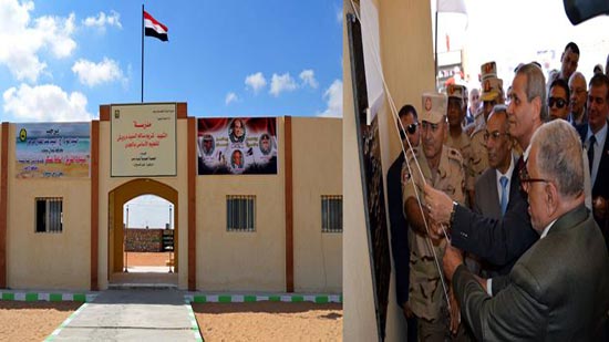 بالجهود الذاتية.. القوات المسلحة تفتتح 6 مدراس جديدة في سيناء