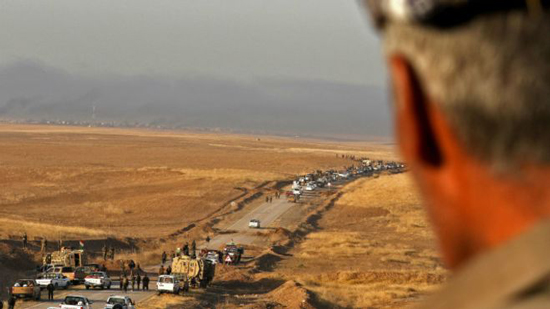 معركة الموصل: القوات الكردية تحاصر بلدة بعشيقة
