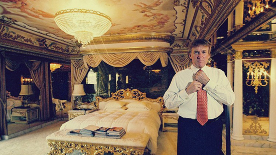جولة داخل منزل واستراحة «الملياردير الرئيس»: أفخم من البيت الأبيض وكل قطعة بالذهب