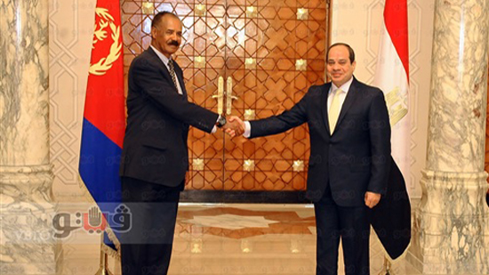 رئيس إريتريا يشيد بدور مصر الريادي لتحقيق أمن واستقرار أفريقيا