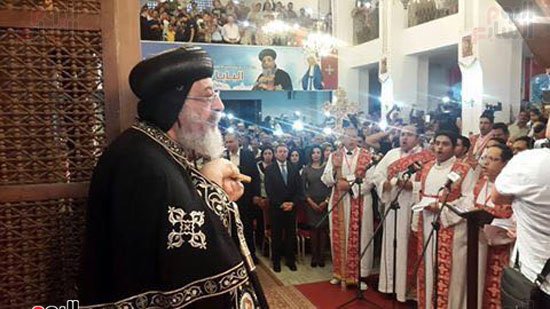  البابا يترأس قداس عيد الغطاس في الإسكندرية 