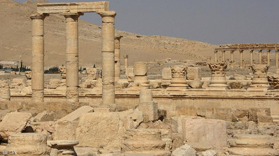 جانب من مدينة تدمر الأثرية في سوريا - أرشيفية