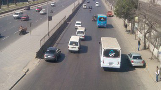 عودة حركة المرور على طريق القاهرة ـ الإسكندرية الزراعى بعد انقلاب سيارة