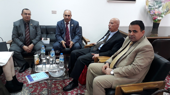 عميد تربية أسيوط يستقبل وزير التعليم العالي الأردني