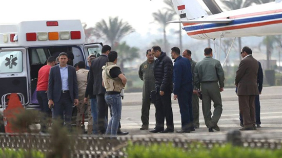 جمال مبارك يرافق والده في الهليكوبتر المتجهة لأكاديمية الشرطة