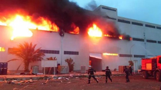 القبض على مرتكبي  حريق مصانع الأقباط بالإسكندرية 