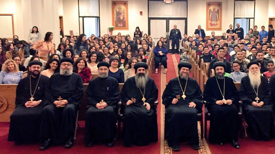  الكنيسة القبطية تعقد لقاءً لشباب إيباراشية لوس أنجلوس