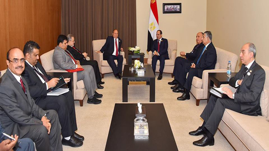 السيسي يؤكد دعم مصر لوحدة واستقرار اليمن