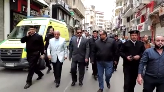 بالفيديو.. هذا ما فعله مدير أمن الإسكندرية قبل تفجير الكنيسة المرقسية بقليل