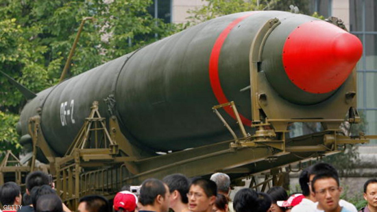 صاروخ نووي معروض في متحف بكين العسكري