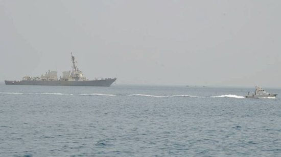 البحرية المصرية والأمريكية يجريان التدريب البحرى المشترك 