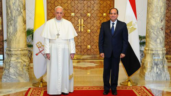 السيسي والبابا فرنسيس