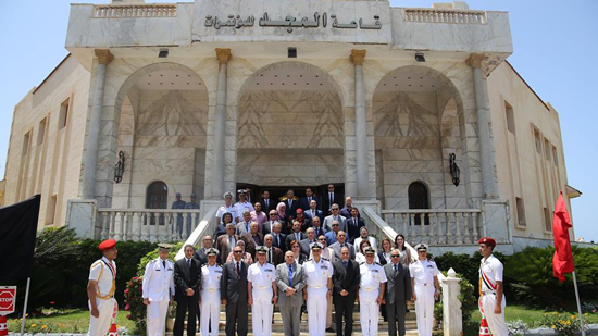 لجنة الدفاع والأمن القومي بالبرلمان يقومون بزيارة للقوات البحرية 