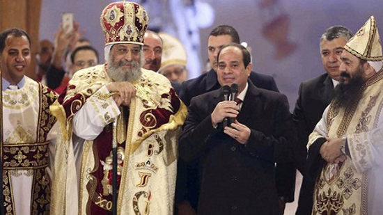 بالفيديو والصور.. كنيسة العاصمة الإدارية.. أكبر كاتدرائية في مصر خلال عام.. تبرع لها البابا والرئيس