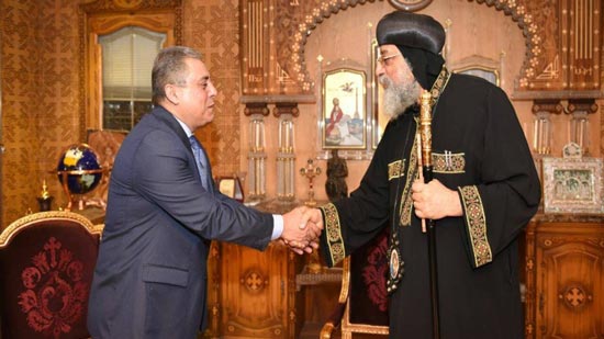 البابا يبحث مع سفير مصر لدى إسرائيل قضية دير السلطان