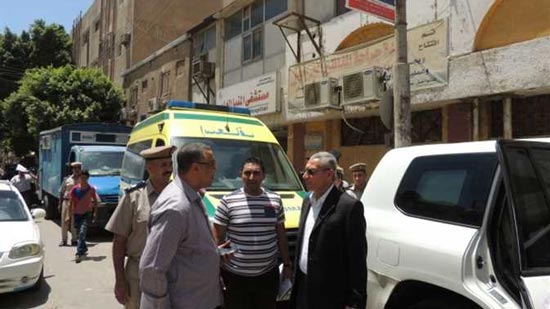 إصابة 10 أمناء شرطة في انقلاب سيارة شرطة بالمنيا
