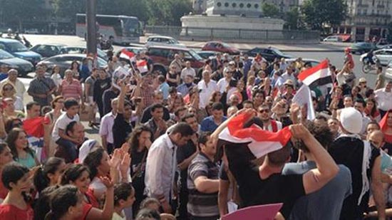  الجالية المصرية فى النمسا تنظم مظاهرة أمام سفارة قطر الأحد 