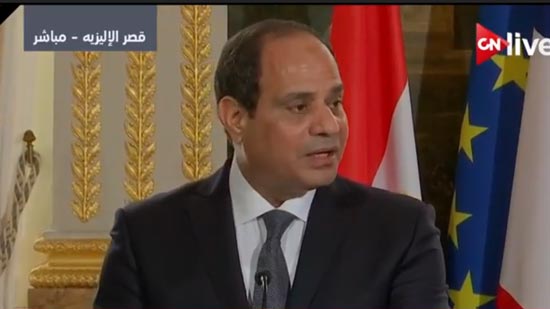 رد قوي من السيسي على صحفي فرنسي سأل عن حقوق الإنسان في مصر