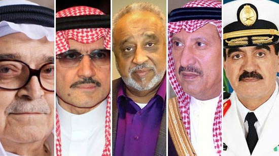 بالأسماء والصور.. قائمة الأمراء والمسؤولين المحتجزين في السعودية على خلفية قضايا فساد (انفوجرافيك)