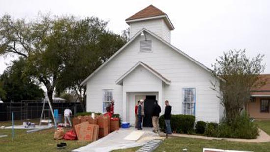 البدء في ترميم كنيسة تكساس  