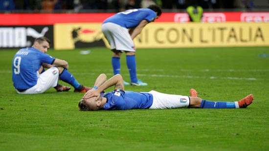 بعد كارثة الخروج من كأس العالم..4 لاعبين إيطاليين يعتزلون اللعب دوليا