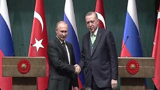 بوتين وأردوغان يبحثان سوريا والقدس و
