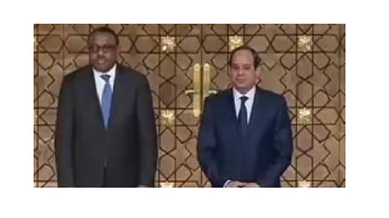الرئيس السيسى: نهر النيل مصدر الحياة لشعبى مصر وإثيوبيا