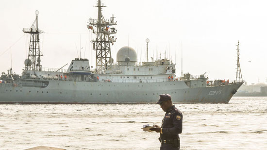 الولايات المتحدة تتعقب سفينة تجسس روسية