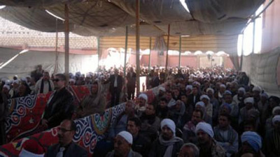 جلسة عرفية في محافظة البحيرة رغم سيطرة الأمن على فتنة طائفية