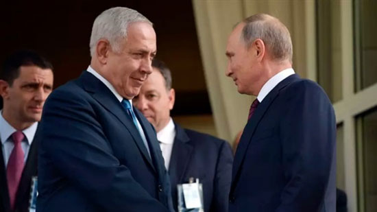 رئيس الوزراء بنيامين نتنياهو والرئيس الروسى فلاديمير بوتين