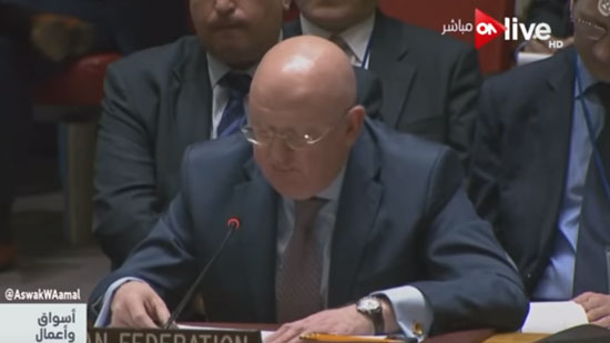 بالفيديو.. روسيا ترفض مشروع قرار ضد النظام السوري في مجلس الأمن