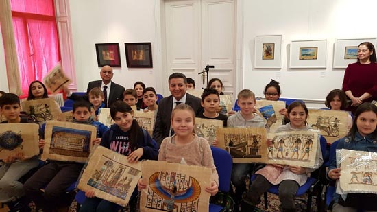  بالصور.. تعرف الأطفال النمساويين على الحضارة المصرية 