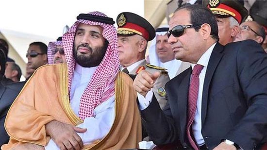 الرئيس وولى العهد السعودي بالإسماعيلية لتفقد عدد من المشروعات القومية
