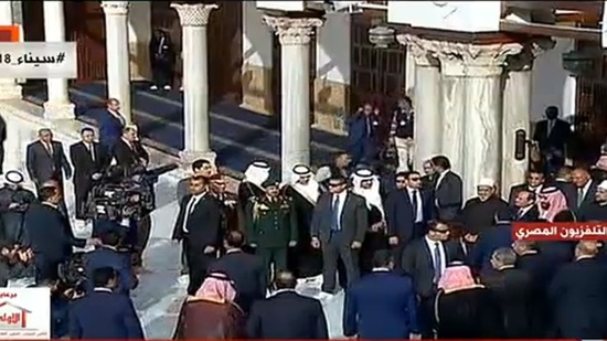 عاجل.. السيسي وولي العهد السعودي يصلان إلى الجامع الأزهر