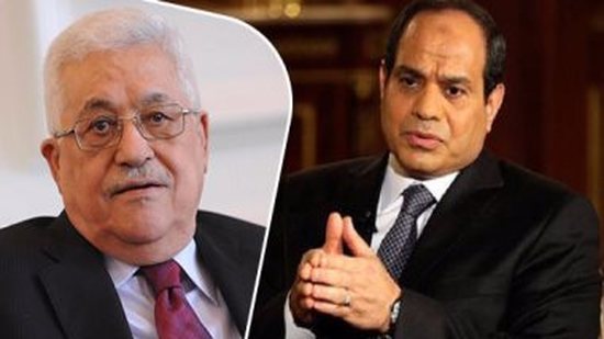 السيسي يطمئن على صحة الرئيس الفلسطينى هاتفيا