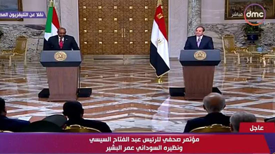 الرئيس السيسى: لجان مشتركة ومشروعات بين مصر والسودان