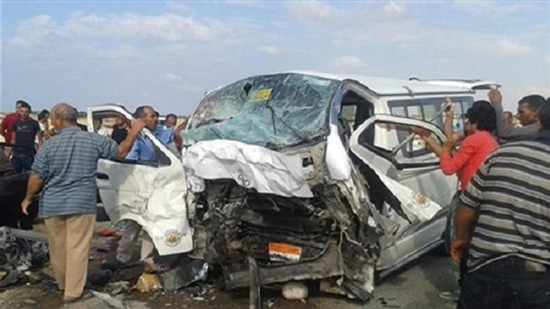 مصرع 20 شخص وإصابة 2 في حادث مروري بسوهاج