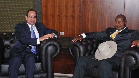 السيسي: بحثت مع الرئيس الأوغندي ملف سد النهضة