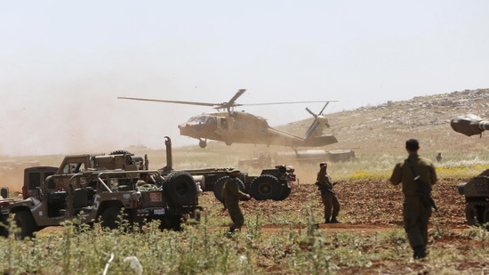 تدريب عسكري مفاجئ للجيش الإسرائيلي في أرض الجولان المحتلة