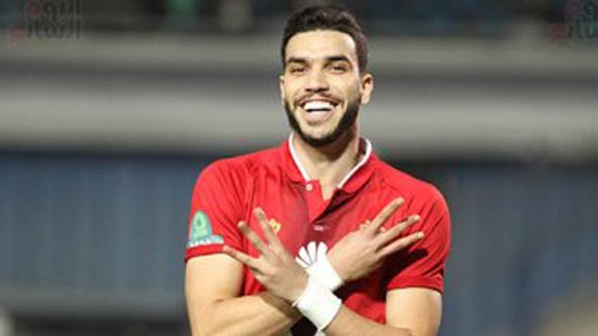 صلاح محسن يحرز الهدف الأول للأهلى بمرمى دجلة فى الدقيقة 80