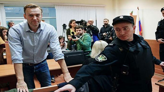 موسكو.. حبس المعارض أليكسي نافالني لمدة 30 يوما
