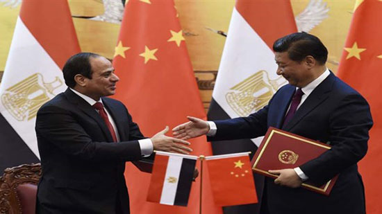 السيسي ونظيره الصيني يشهدان توقيع اتفاقيات بين البلدين