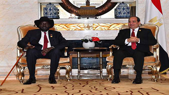 السيسي يلتقي رئيس جنوب السودان بالصين: سنواصل مساندة جهود التنمية في بلدكم