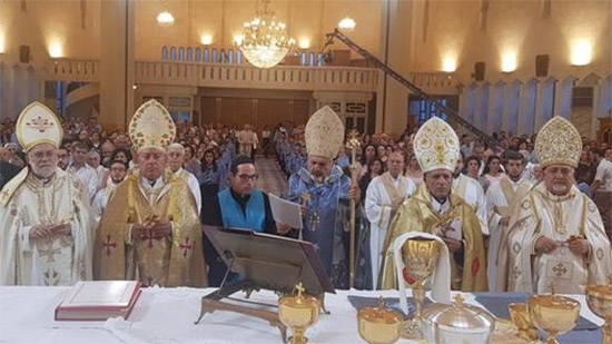بطريرك السريان الكاثوليك يصلي القداس في كنيسة العذراء في حلب