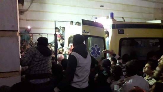 نقل 18 مصابا من مصابي حادث دير الأنبا صموئيل لمستشفى الشيخ زايد