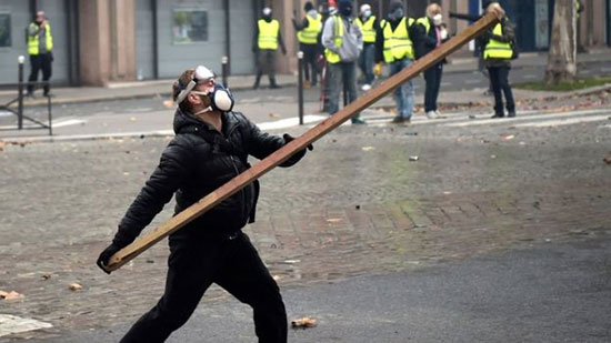 المظاهرات في فرنسا