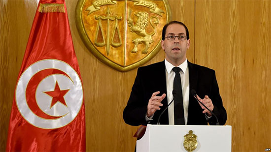  رئيس الوزراء التونسي، يوسف الشاهد