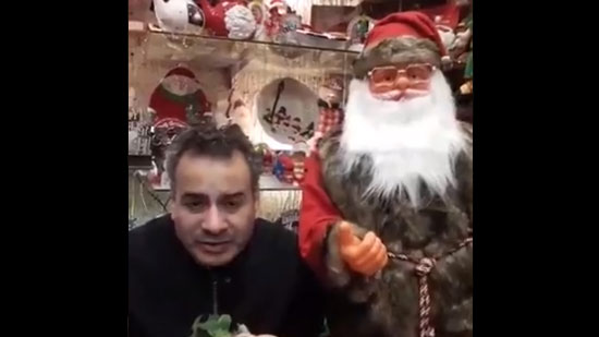 بالفيديو.. القرموطي يحتفل بعيد الميلاد ويوجه رسالة للمسيحيين: 