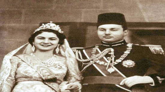 فى مثل هذا اليوم ..زواج الملك فاروق اﻻول من الملكة فريدة 