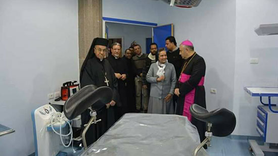 السفير البابوي يفقد المستشفى الخيرى بسوهاج 